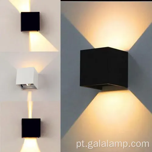 Luz de parede externa sem fio com sensor de movimento